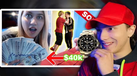 40 000 rolex prank on boyfriend fight chile|logan the Rolex prank.